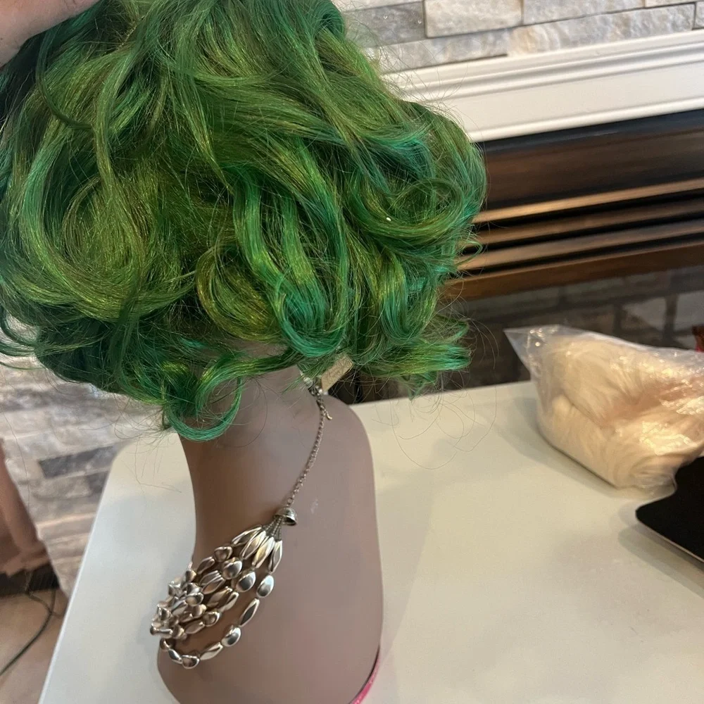 Green Joke Wig Cap Unisex – Fashion Wig H1160HY #3 – New with Tag